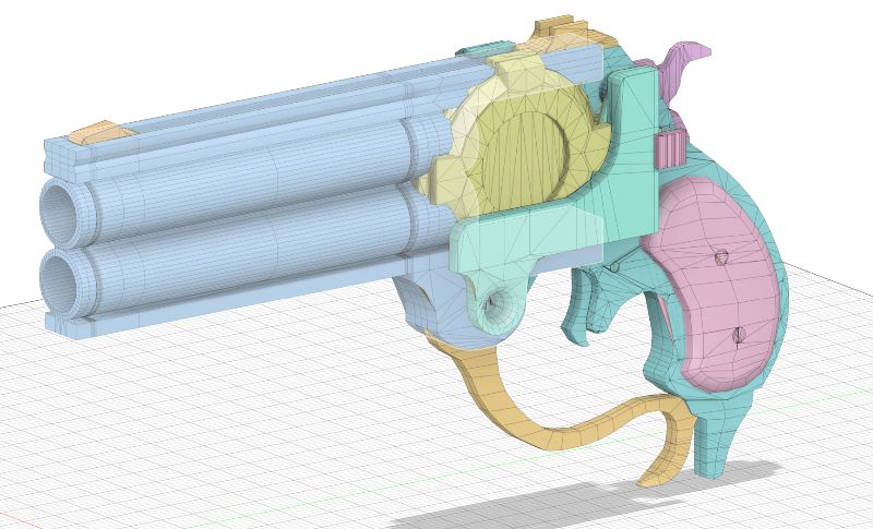 The work continued in the CAD software Autodesk 